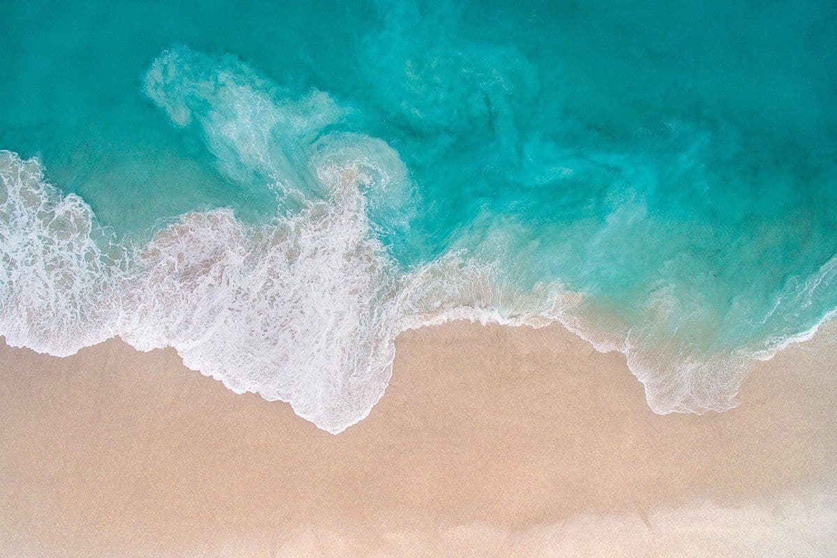 Oceano visto de cima